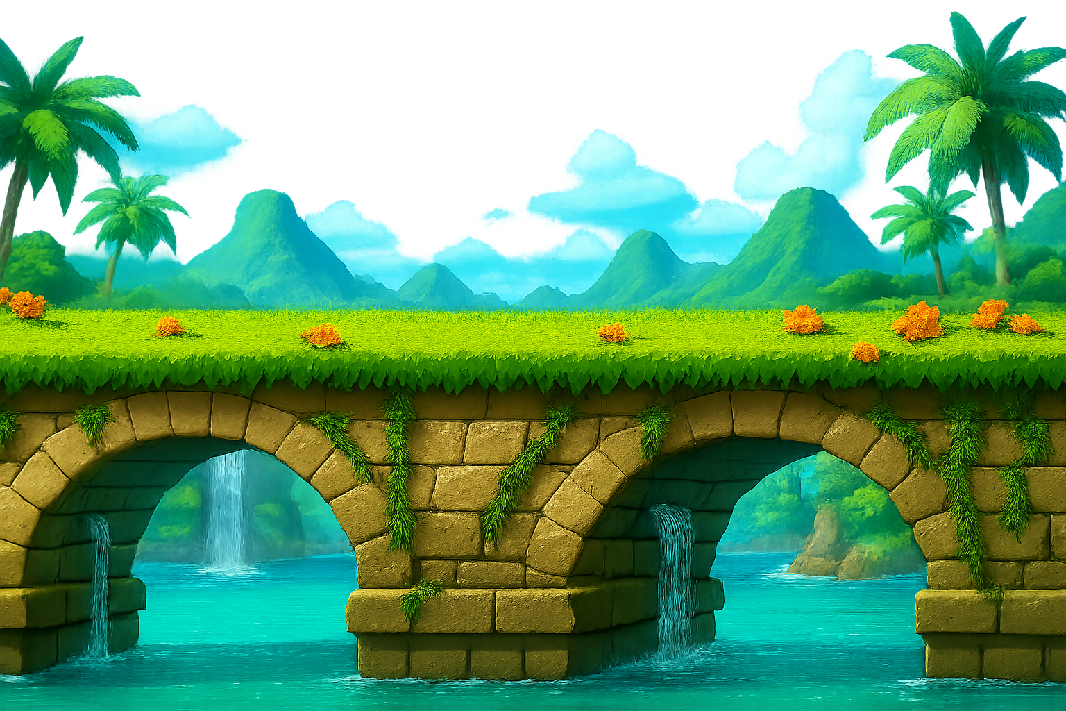 Tropical hilltop race world